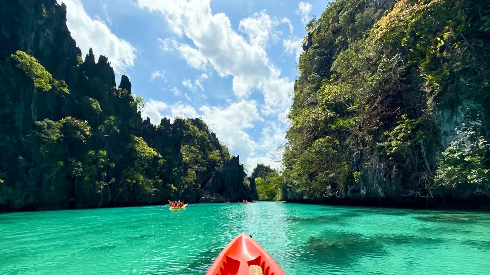 De Big Lagoon van El Nido op Palawan, Filipijnen